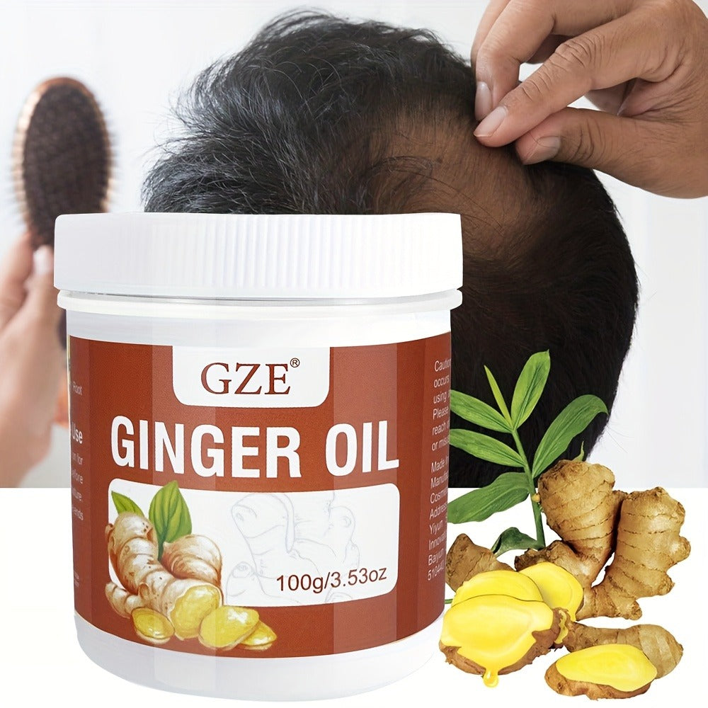 GZE Ginger Oil, Creating Longer, Thicker and Healthier Hair, Moisturizing.