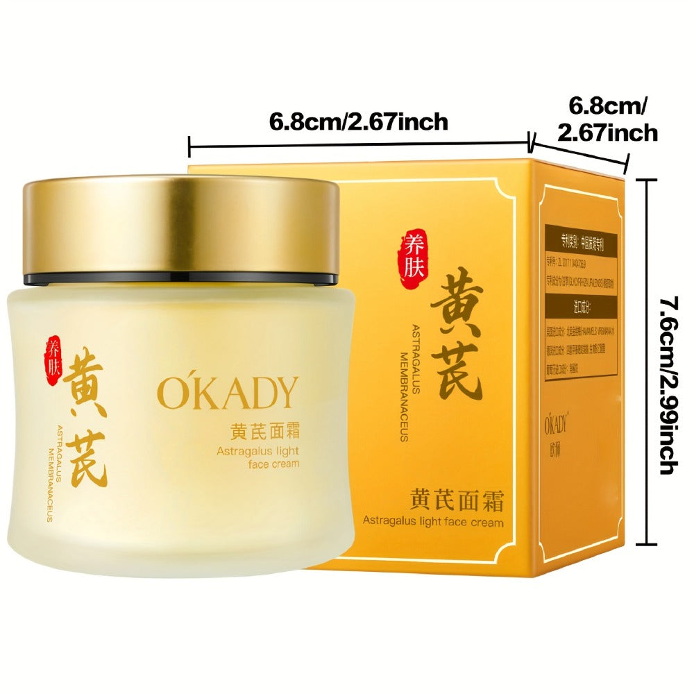2 Cans Astragalus Cream X 2pcs, Skincare - Deeply Nourishes Dry Skin, Moisturizes And Brightens, And Has Antioxidant Properties. It Strongly Locks in Moisture, Making The Skin Soft And Radiant. This Cream Is Suitable for All Skin Types
