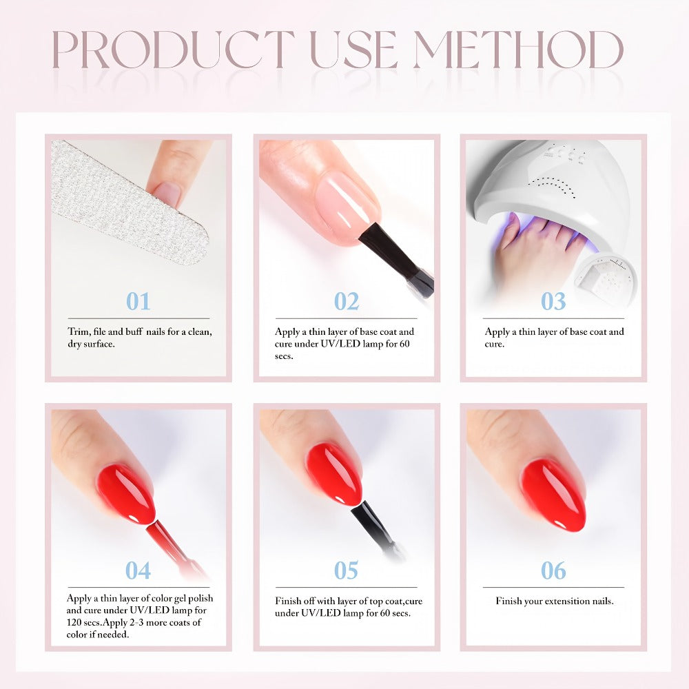 MISS MISIDY 0. 54Oz Neon Orange Gel Polish Translucent Neutral Natural Milky 16Ml Jelly Polish Art at Home (CS076)