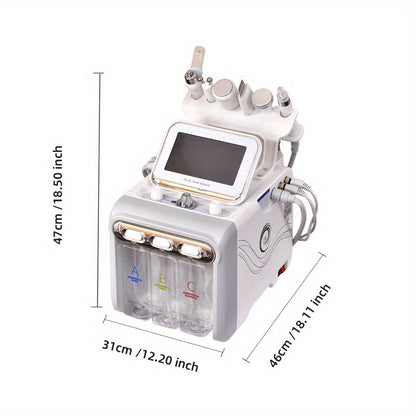 Hydrogen Oxygen Microbubble Beauty Device 6-in-1 / 7-in-1 - Dual Pump Facial Care Home Skin Rejuvenation Machine with Optional Face Mask