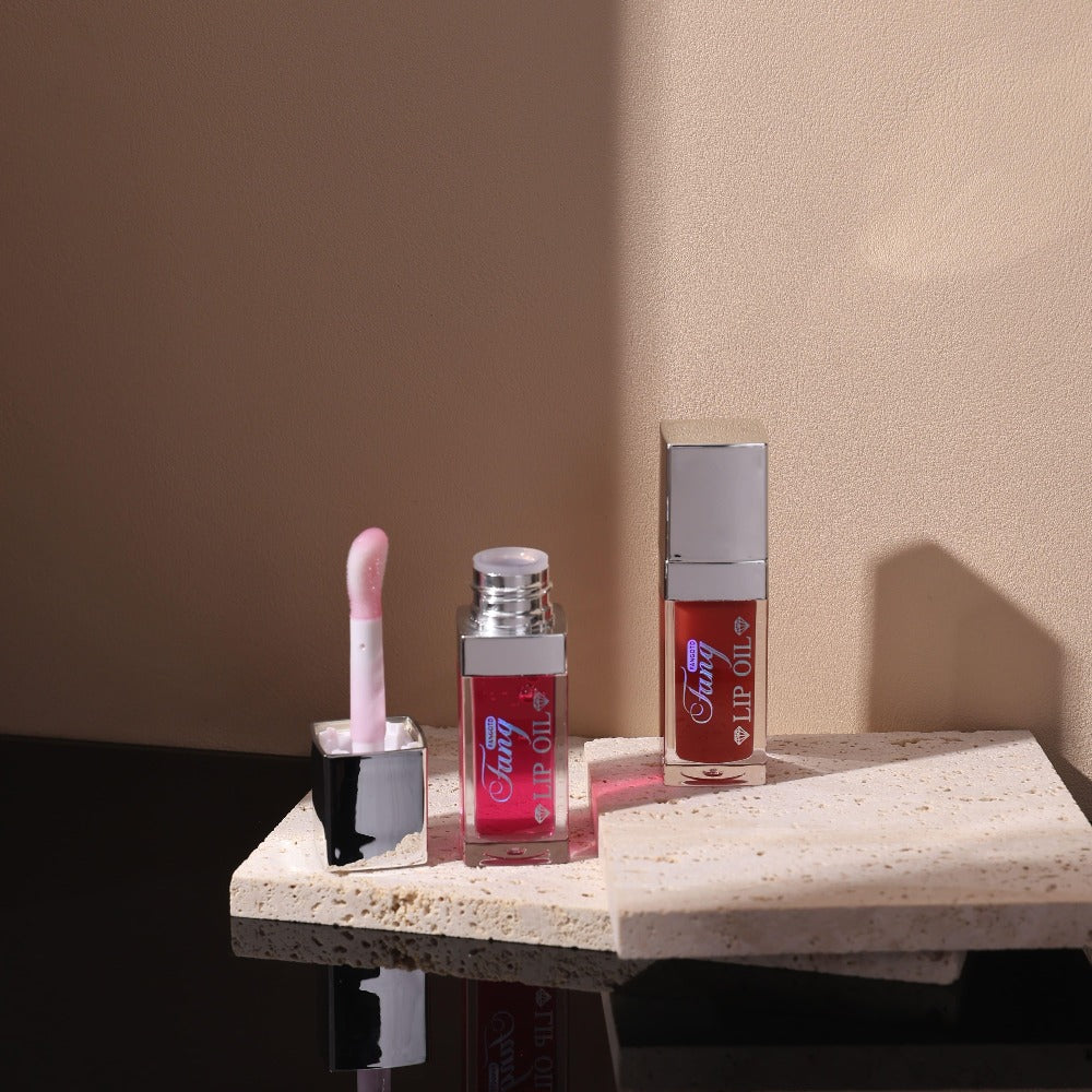 Lip Gloss Oil Set 3pcs/6pcs - Hydrating Plumping Lip Glow Oil, Shiny Transparent Lip Plumper, Long-Lasting Glossy Lip Color in Berry Coral Pink Red, Valentine's Day Gift for Her