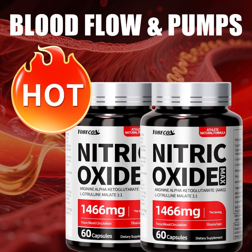 Extra-large Men's Supplements, Nitric Oxide, Male Health Capsule Supplements Containing 800 for MG AAKG, L-arginine, L-citrulline, Beetroot, Natural Energy And Focus Formula, Third-party Tested