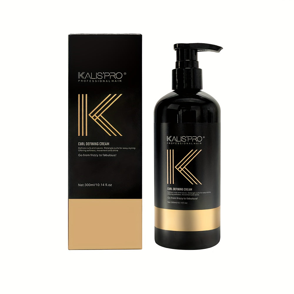 Men'S Controlled Chaos Curl Cream - A Styling Product Designed for Wavy And Curly Hair, Boosts Shine And Hydration, Leaves No Sticky Residue, Frizz, And Is Sulfate-Free (10.14Oz)