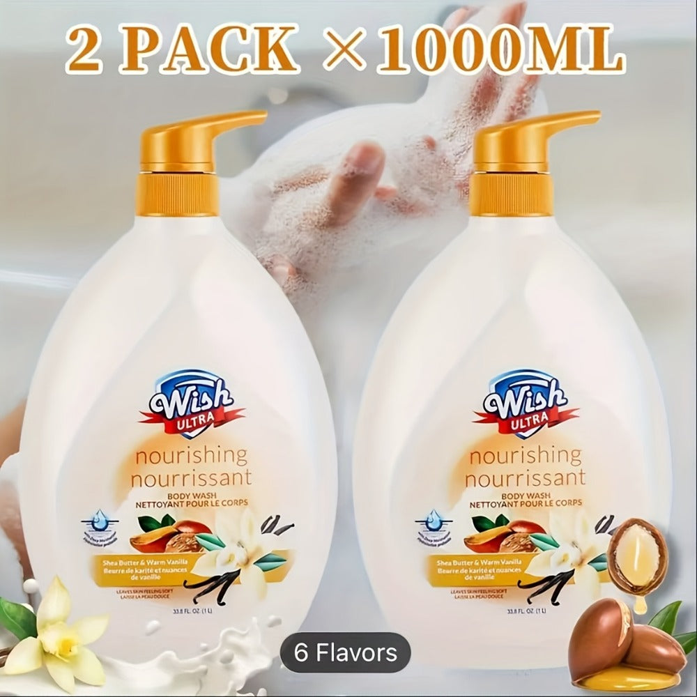 [Body Wash for Men & Women] 33.8fl.oz Body Wash for Men & Women, Long-Lasting Fragrance, Notes of Cucumber & Melon Flavor, Deep Cleaning, Make the Skin Smoother, Effectively Remove for Removing Stubborn Dead Skin, Excess Oil, Black * White Heads