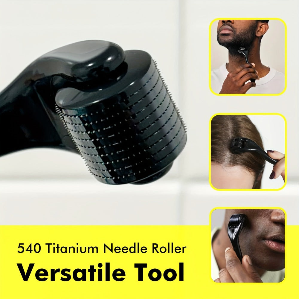 2pcs Per Box Derma Roller Microneedle Roller for Face, Roller for Beard, Microneedling Roller | for Women And Men | Micro Needle Roller for Face Scalp, Perfect Gift for Family And Friends!DermaStamp 0.25mm