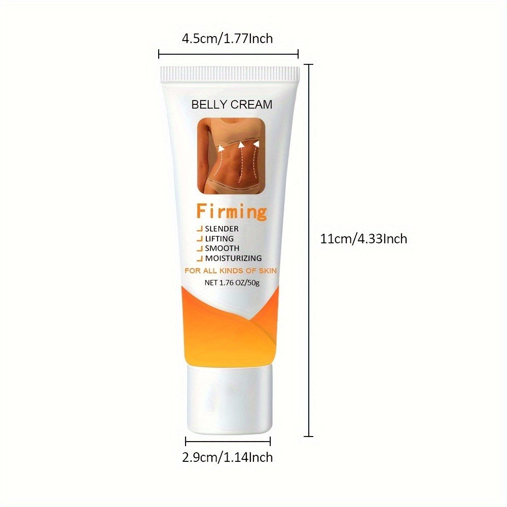 Belly Firming Cream with Jojoba Oil And Caffeine: Moisturizing Firming Body Massage Cream for Women's Beige - Tightening, Butt, Belly, Thighs, 1. 76oz (50g) Gift, Perfect Christmas Gift