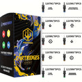 [50pcs Poseidon V5 Tattoo Needles] Poseidon V5 50pcs Assorted Mixed Size Tattoo Cartridge Needles | Round Liner Shader Curved/Round 5RL 7RL 9RL 5RS 7RS 9RS 7RM 7M1 15M1 15RM Disposable Tattoo Needles For Tattoo Supplies