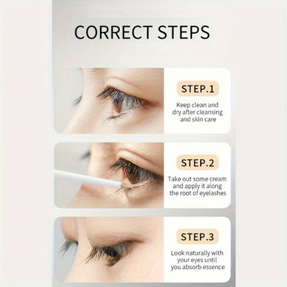 Eyelash Serum 2pcs Lash Growth Strengthening Thickening Lengthening Lifting Formula Eyebrow Enhancer Fast-Acting Eye Care Serum for Fuller Longer Lashes