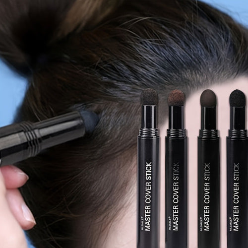 Hairline Powder 4Pcs Set - Hair Shadow Stick for Thinning Hair, Eyebrow Powder, Nose Contour Shadow, Forehead Side Shadow Filler
