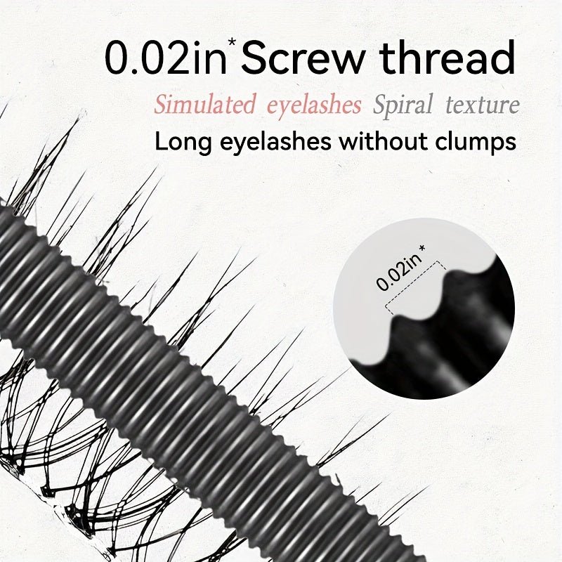 Long-Lasting Waterproof Mascara Primer - 24-Hour Smudge-Proof & Volumizing - with Spiral Brush Head for Curling, Lengthening - All-Day (and Night!) Makeup - Ideal for Everyday, Parties, Travel - Beginner-Friendly Eyelash Primer, Mascara Waterproof, Beginn