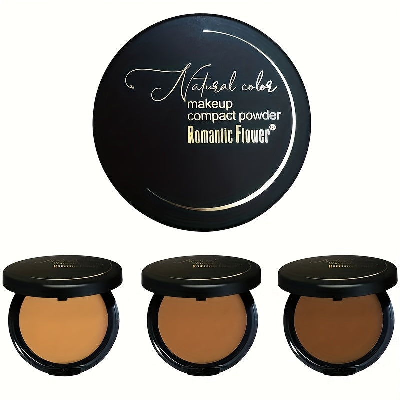 [Matte Setting Powder] Waterproof Sweatproof Setting Powder Palette, Matte End, Buildable Coverage for All Skin Tones, Brightening And Contouring Effect, with Plant-Derived Squalane, Makeup for Women