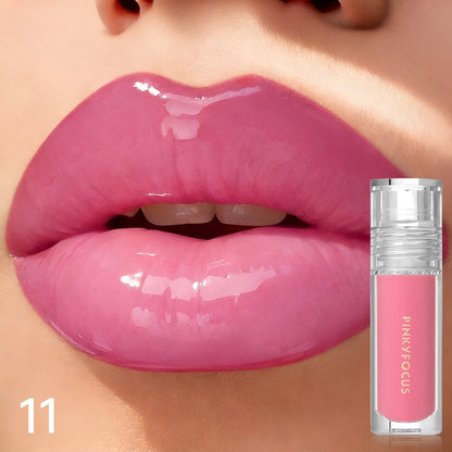 Lip Gloss Plumping Maximizer — Mirror-Like Shine Finish, Lip Injection Effect, Long-Lasting Hydrating Lip Gloss for Fuller-Looking Lips, 5 Shades Available