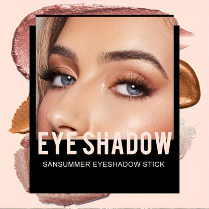 Eyeshadow Stick Set 7 Pcs - Waterproof Pearlescent Matte Shimmer & Metallic Finish, Long-Lasting Natural Eye Makeup, Easy Blendable Daily Look, Valentine's Day Mother's Day Gift for Women