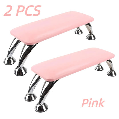 Nail Armrest Hand Pillow Professional Manicure Wrist Rest Cushion for Nail Salon Studio Nail Tech Supplies Pink Black White Available in 1pc or 2pcs