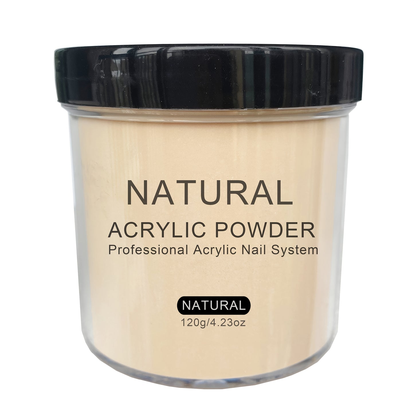Acrylic Nail Powder Kit 4oz Glitter - Cool Pink Golden Natural Tones for Extensions Sculpting & 3D Nail Art - Formaldehyde Free No Lamp Needed Professional Acrylic Powder Set