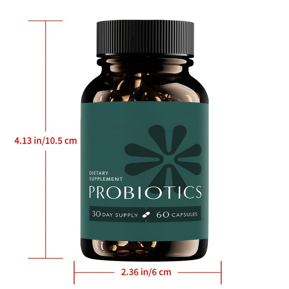 Probiotics for Digestive Health, 3 in 1 Gut Health Probiotics And Prebiotics/Postbiotics, Slow Release Synbiotic Probiotic Capsules for Complete Gut Harmony Probiotic Multi Enzyme