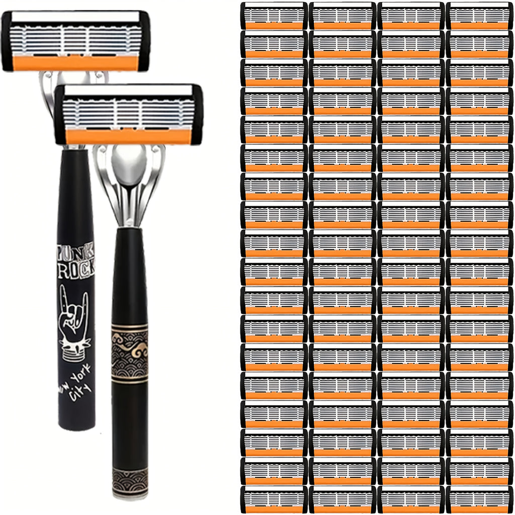 Classic Trend Safety Razor Made In China Sharp Durable Handle Comfortable Non-slip Safe Shaving Makes Your Cheeks Clean And Refreshing Before Shaving Dates Must Take Her Men's Essential Razor