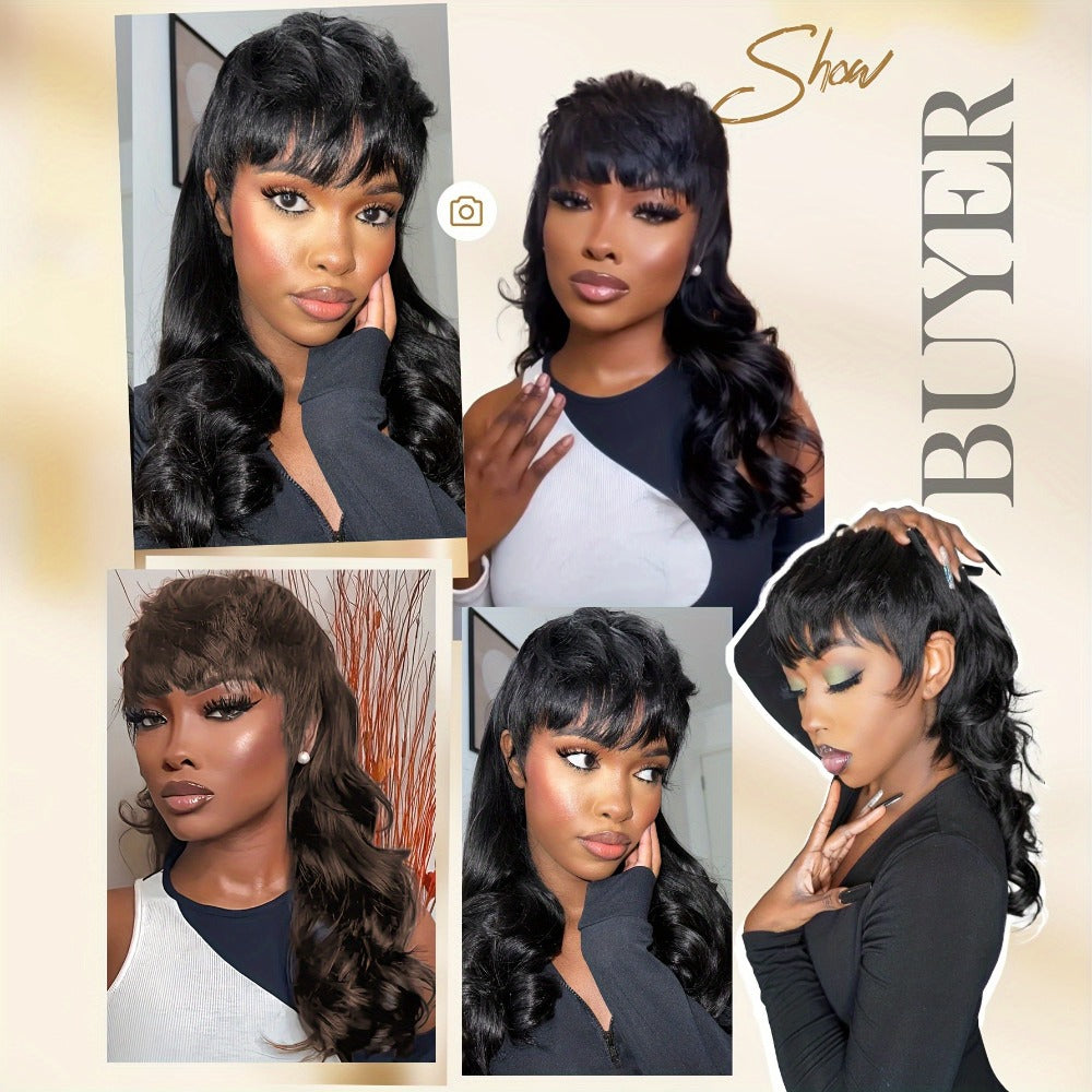 Deep Wave Wig Synthetic Long Hair 150% Density — Voluminous Curly Rose Net Cap Wig in Golden Brown Black, 22 & 24 Inch Easy Style for Women Parties Festivals Daily Wear