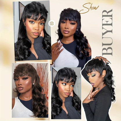 Deep Wave Wig Synthetic Long Hair 150% Density — Voluminous Curly Rose Net Cap Wig in Golden Brown Black, 22 & 24 Inch Easy Style for Women Parties Festivals Daily Wear