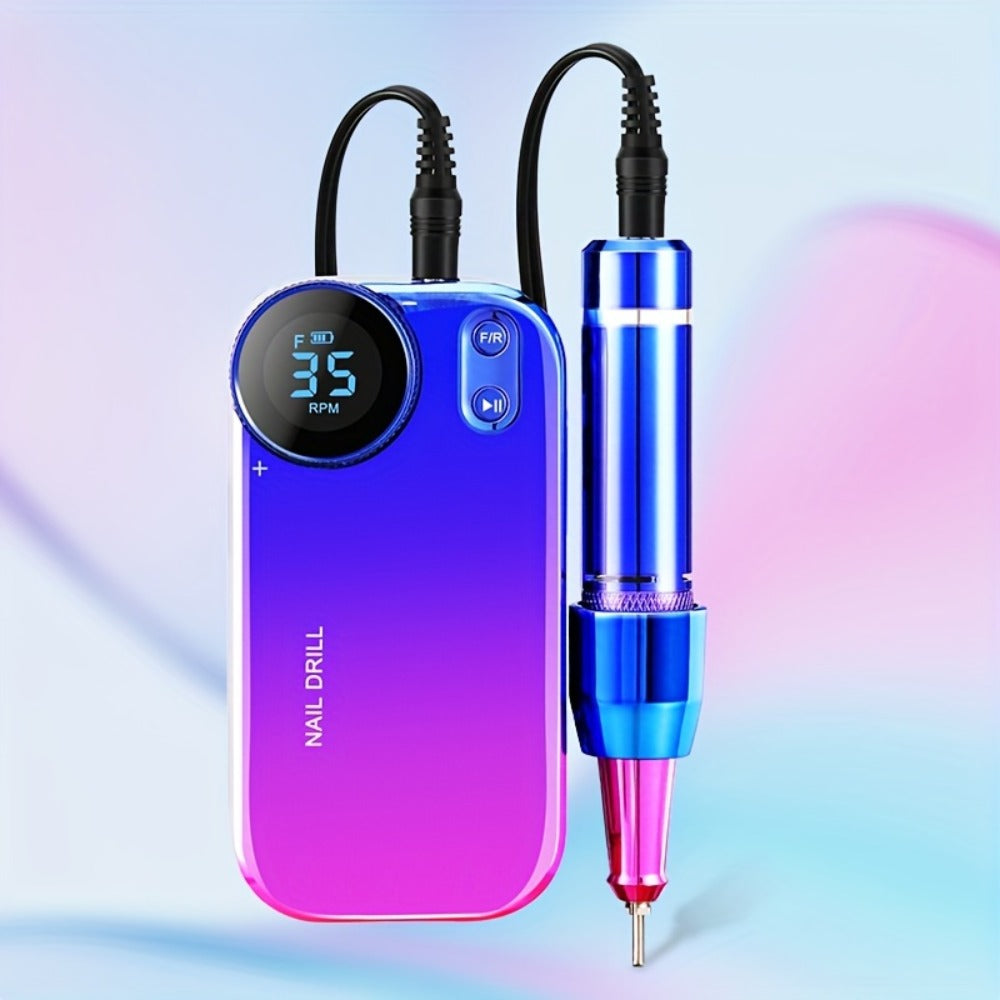 High-power Electric Nail Polisher And Nail Remover For Home And Salon Use, Rechargeable Nail Polishing Machine For Manicure, Pedicure, And Dead Skin Removal, A Perfect Gift For New Year And Christmas.