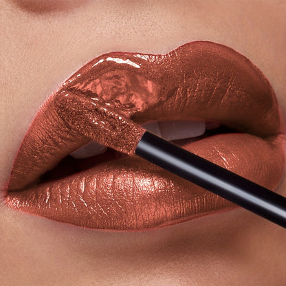 Shimmer Liquid Lipstick — Highly Pigmented Metallic Lip Gloss | Long-Lasting Non-Sticky | Plant Squalane Formula | 24 Shades for All Skin Types