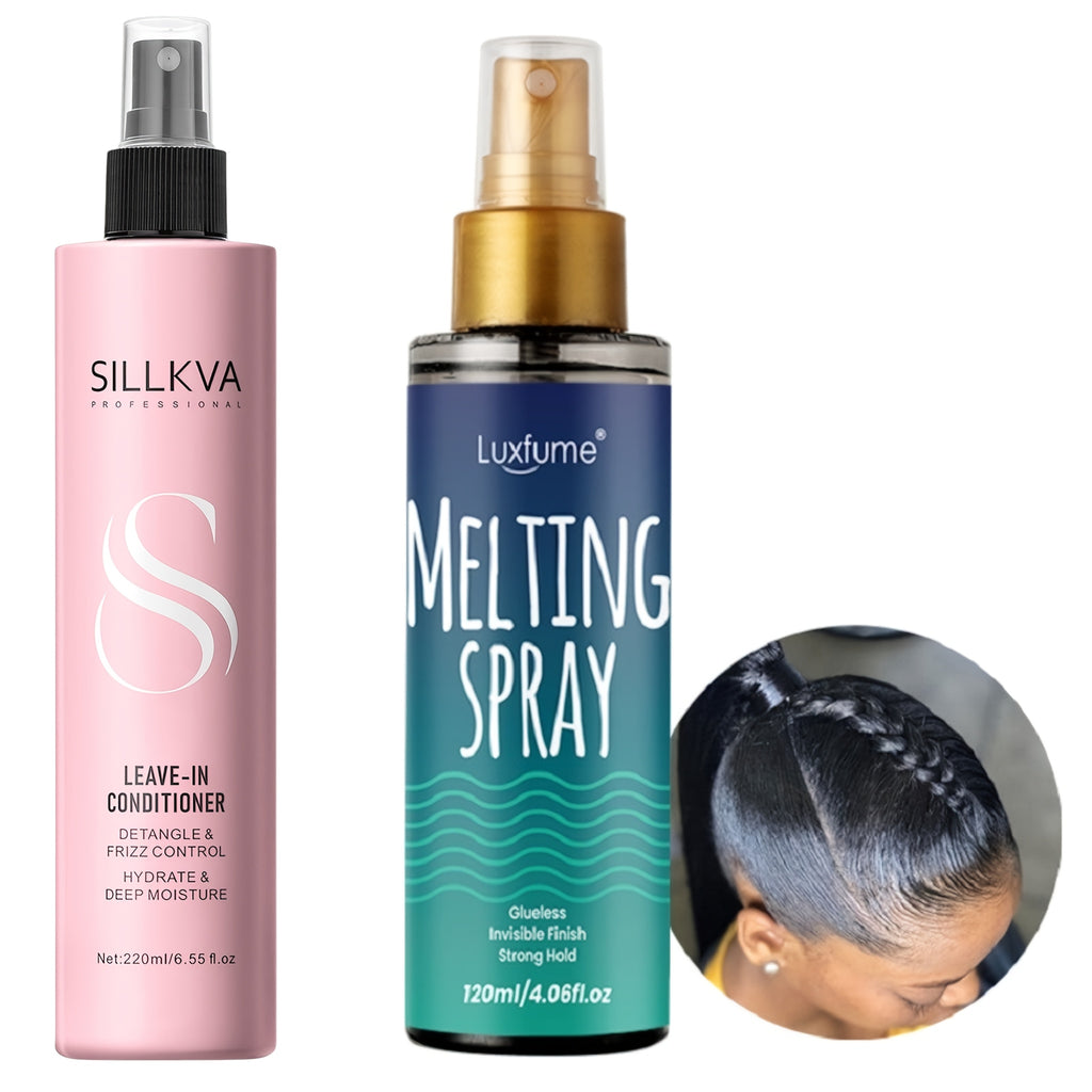 Luxfume Hair Spray 4.06Oz: Provides a Robust Hold for 24 Hours, Allowing for a Flexible And Natural Look, Enabling Quick And Accurate Styling, And Is Easy to Apply And - Ideal for Shaping Hair, Securing Wigs, And Controlling Edges