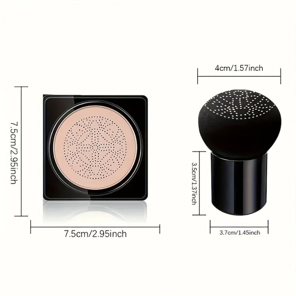 2pcs Moisturizing BB Cream Base Mushroom Air Mat Puff - Moisture Retaining CC Cream Base - Complete Coverage Makeup, Perfect Gift for Mother's Day