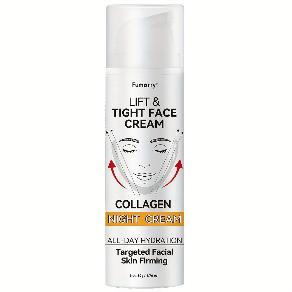 Collagen Lift & Tight Night Cream, Firming Face Cream | Hydrating Cream | Moisturizing Cream, Snail Mucin Soft & Elastic