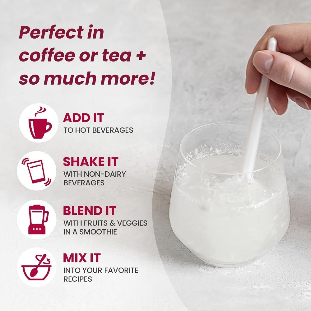 Oufex Multi-Collagen Powder - Featuring Hydrolyzed Protein (Type I, II, III, V, X), Plus Acid, Biotin, And Vitamin C - Flavor-Free
