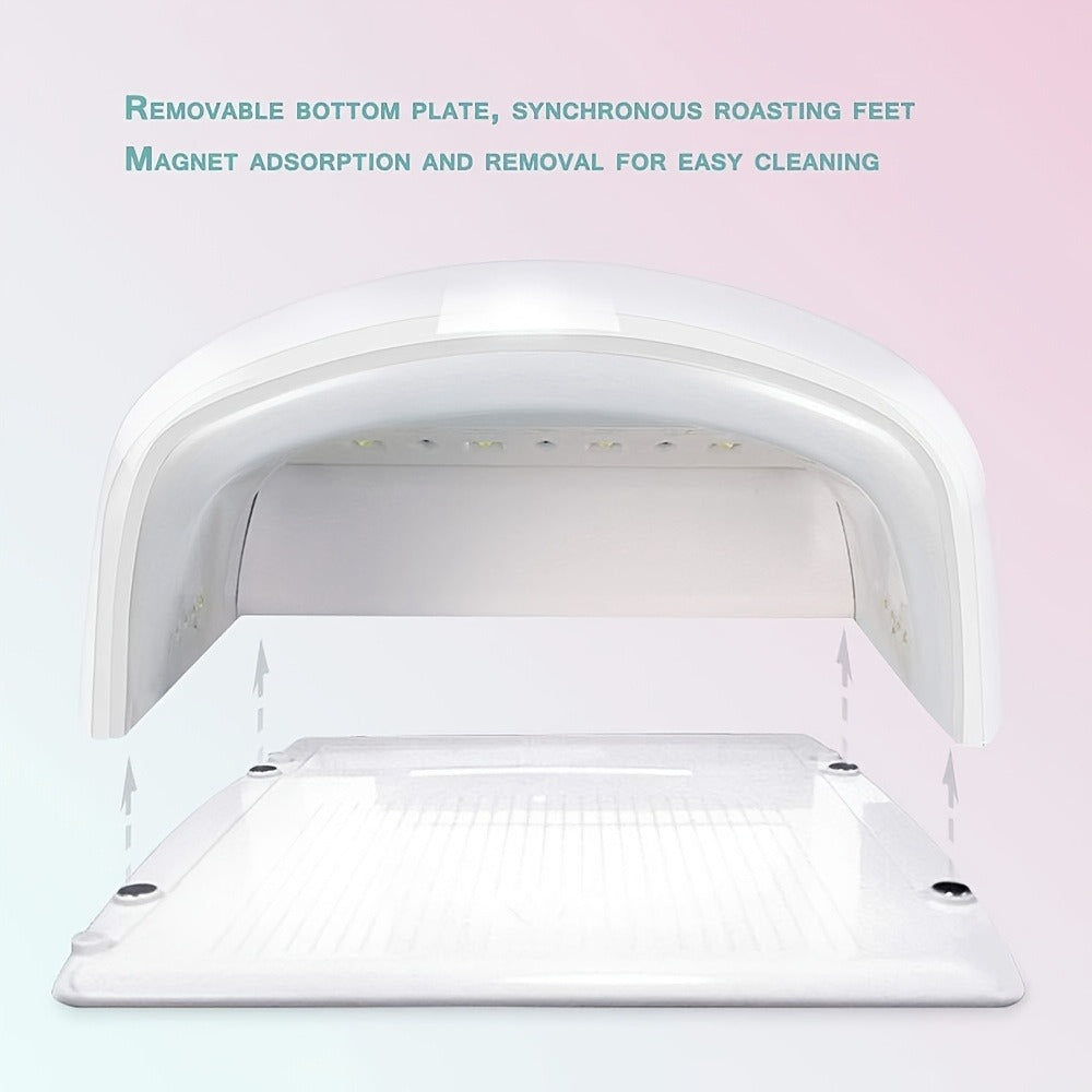 Rechargeable Nail Lamp 33LEDS Nail Dryer for All Gel Nail Polish with 4 Timer Settings Nail Art Manicure Tools