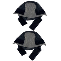 Lace bonnet Black 2pcs