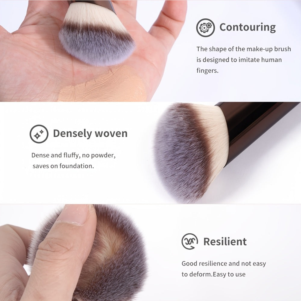 MAANGE 20pcs Aluminum Tube Facial Makeup Brush Set+storage Bag, Foundation Make-up Brush, Powder Blusher Brush, Powder Brush, Eye Makeup Brush, Kabuki Makeup Brush, Travel Portable, Multi-functional Makeup Brush Set