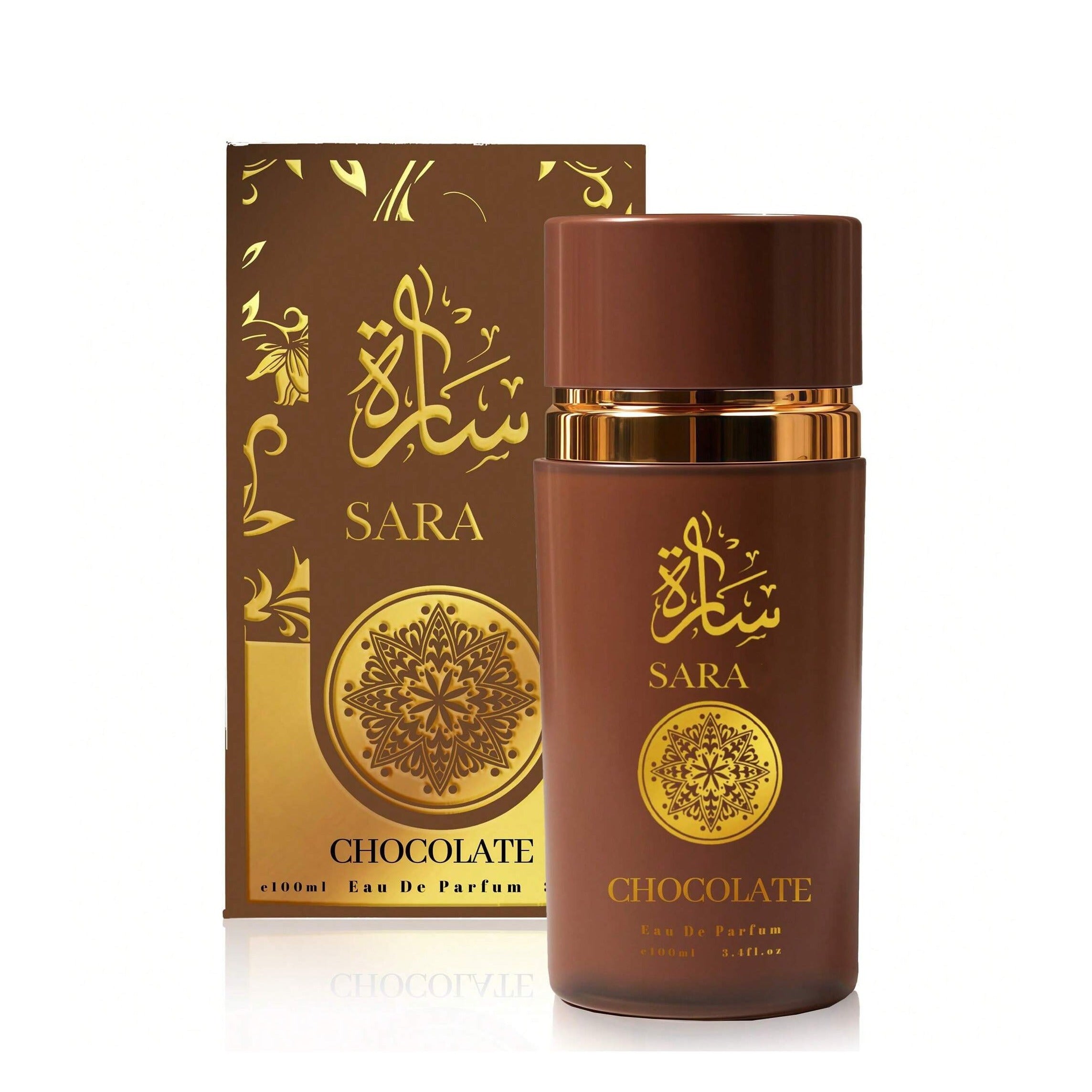Sarah Chocolate Women's Eau de Parfum 100ml / 3.4oz | Luxurious Chocolate Gourmand Fragrance | Sweet, Seductive & Comforting Scent.
