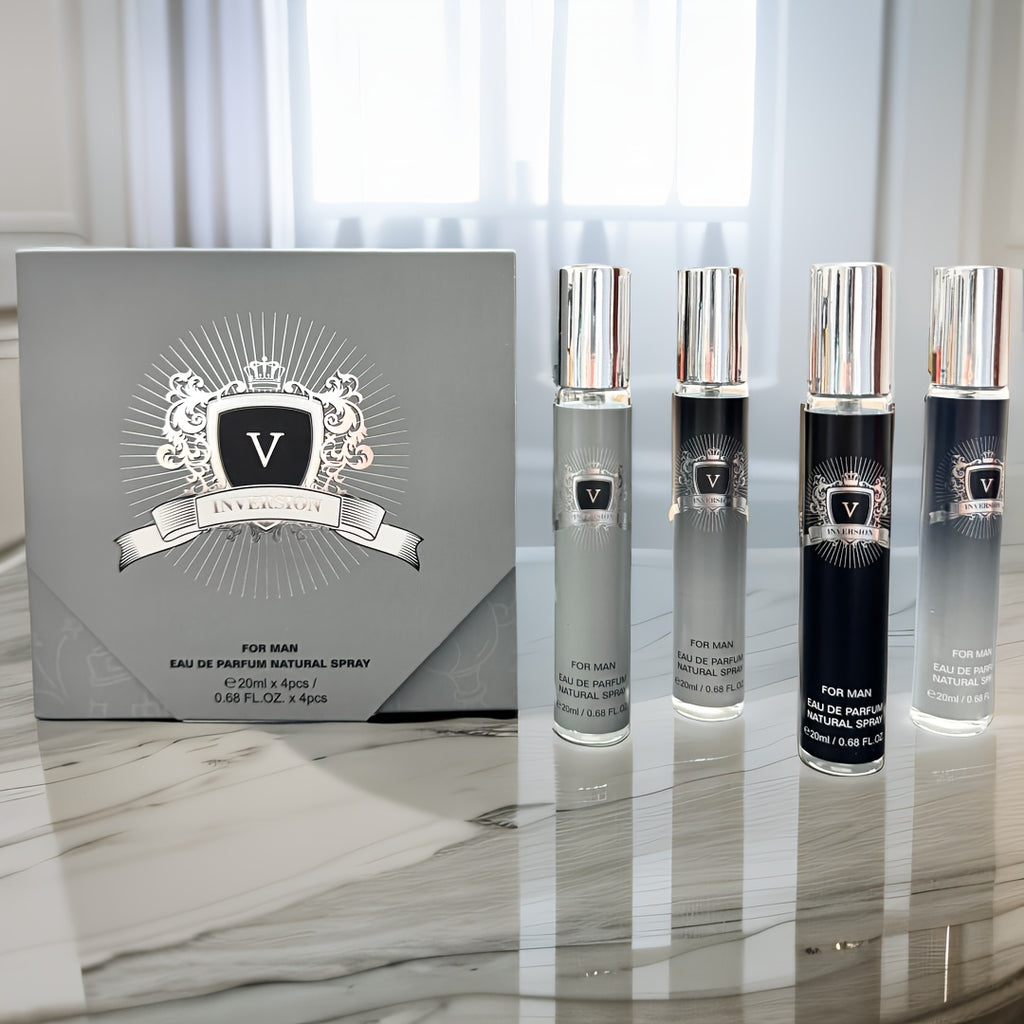 [MYSTICAL Cologne Gift Set] MYSTICAL Men's Cologne Gift Set | 4 Different Fragrances, Lasting Scent, Unisex, Portable Travel Set - Father's Day, Valentine's Day, Birthday Gift, Perfume for Everyday Life & Dating