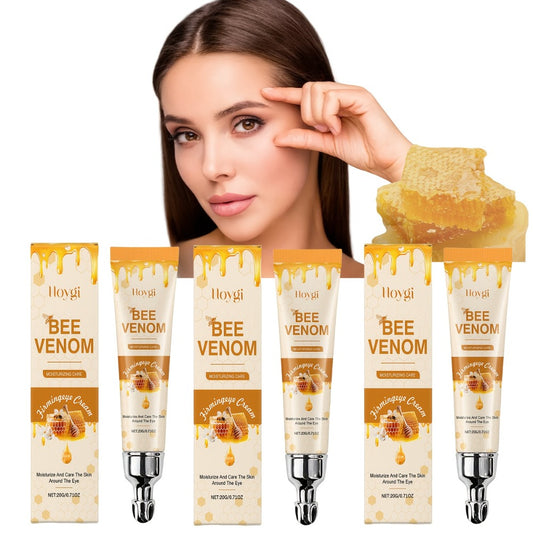 Eye Cream with Hyaluronic Acid – Honey Miracle Moisturizing & Firming Under Eye Cream for Dark Circles, Puffiness & Fine Lines | Fast-Absorbing Formula for All Skin Types | 3-Pack Value Set