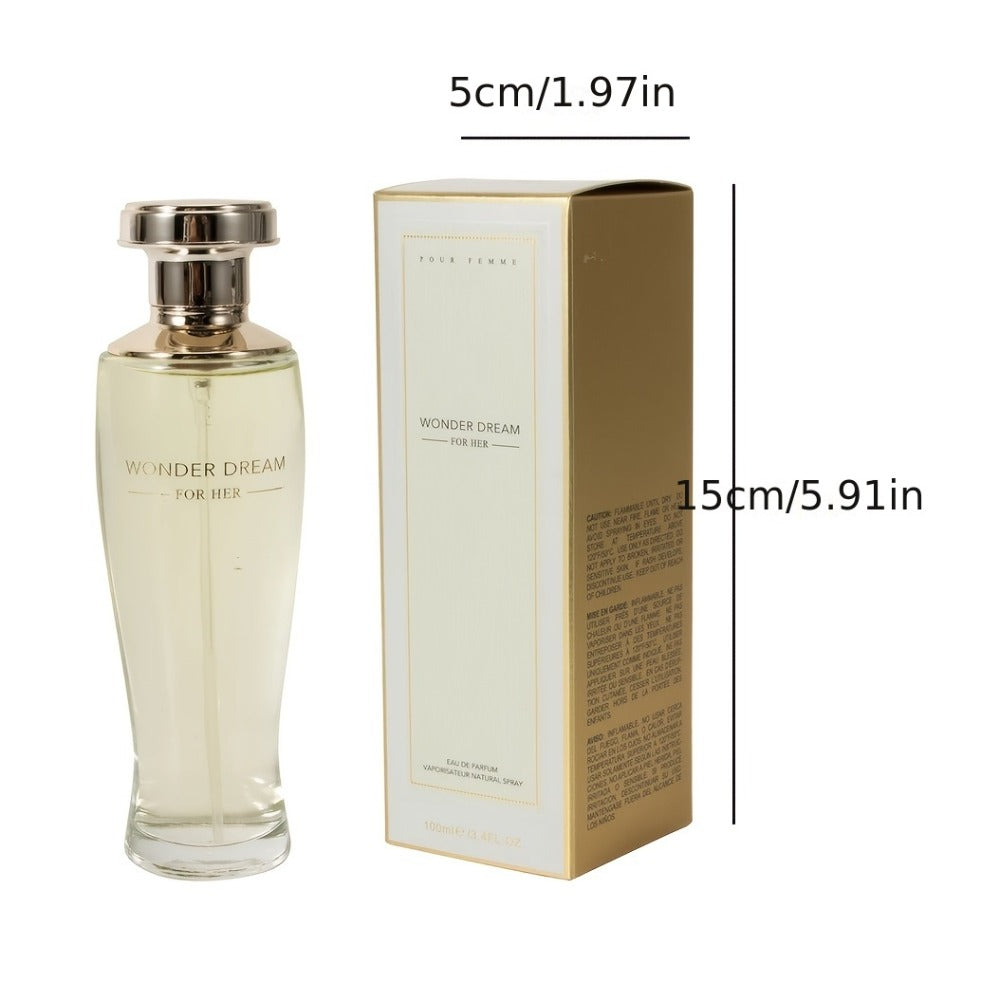 Ladies EDP 3.4oz WONDER DREAM, Top Notes SANDALWOOD/VANILLA/WHITE MUSK
