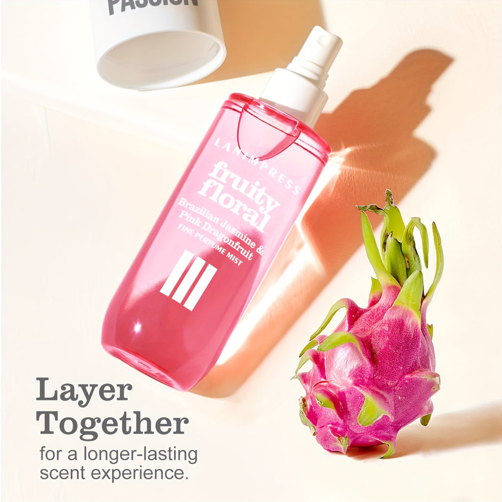 3.0 FL OZ NEW Look Samba Passion Body & Hair Fine Perfume Mist with Fruity Floral Notes Perfect for Gift Or Everyday Wear for The Modern Lady Travel Size Long Lasting Perfume Spray, The Best Gift for Valentine'S Day