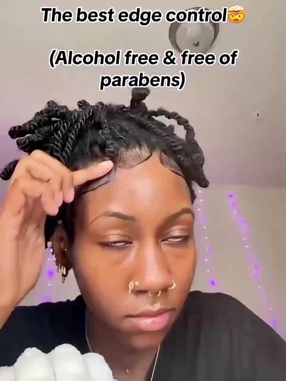 Braid Gel Extreme Hold, Anti-Frizz-Edge Control Hair Wax Pomade - Anti-Frizz Extra Hold Gel for Braids, Locs, Twists & Strong Styles - Moisturizing, Sleek End, Frizz Control Refresh, Braiding Additions, Sleek Style Gel, Moisturizing Gel