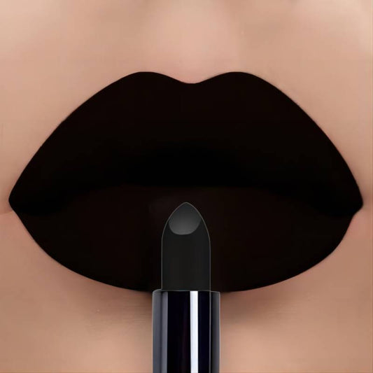 3pcs of Halloween Black Lipstick, Waterproof and Long-lasting Matte Lipstick, Cosmetic Lip Gloss, Gothic Style Lipstick, Valentine's Day Gift