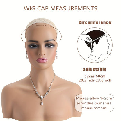 Curly Wig with Slanted Bangs Short 14 Inch — Heat Resistant Synthetic Rose Net Cap, Grey Mixed Dark Brown Light Brown Colors for Women Daily Wear Halloween Festivals Cosplay