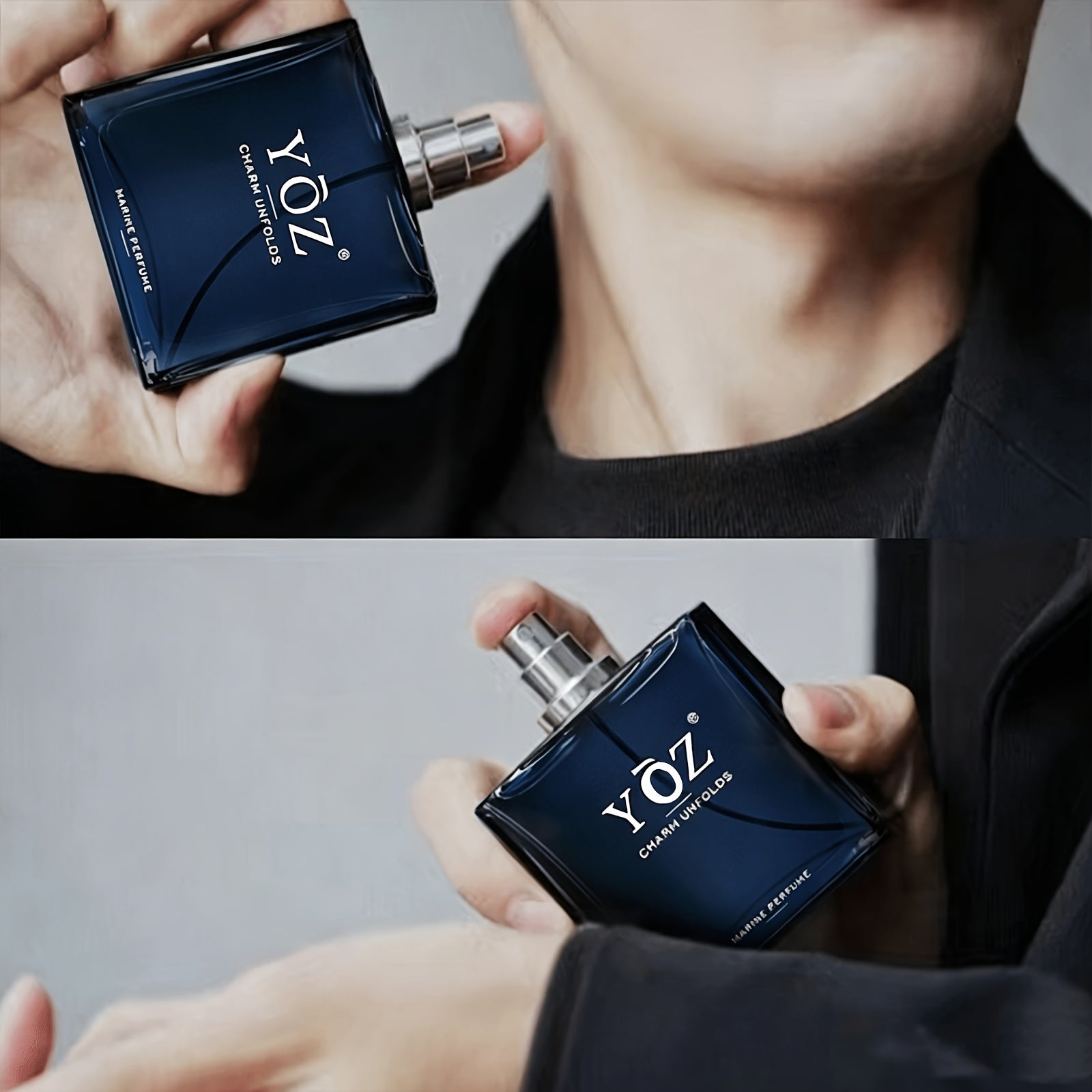 [Ideal Gift] 1pc/2pcs/4pcs/5pcs Men's Eau De Cologne/Aftershave - Alluring Woody Notes With Grapefruit, Ginger, And Musk | BPA-Free, Alcohol-Based | Suitable For Dates And Daily Wear | Ideal Gifts For New Year, Valentine's Day, Father's Day, And Christmas