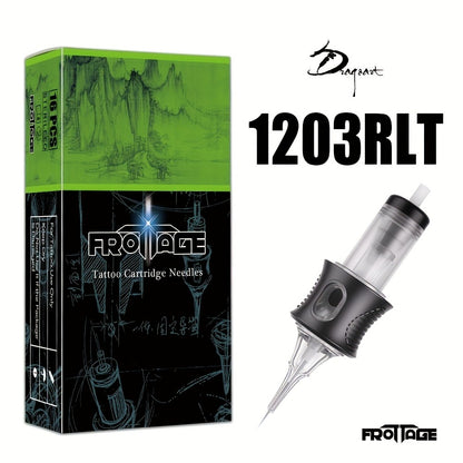 Tattoo Cartridge Needles Integrated Set High Transparency Tips Stable Assembly Round Liner Shader Curved Magnum M1 for Artists & Beginners 26 Sizes RL RS CM