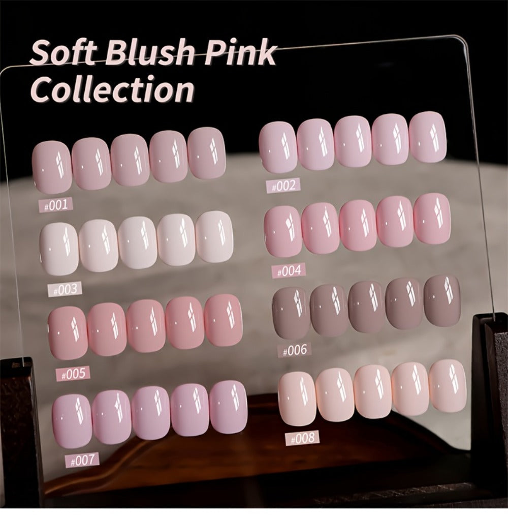 8pcs 0.51oz Gel Nail Polish Set Semi Permanent Gel Polish Kits All for Manicure Kit Soak Off LED Vernis Nail Art DIY Home Salon Gift for Women