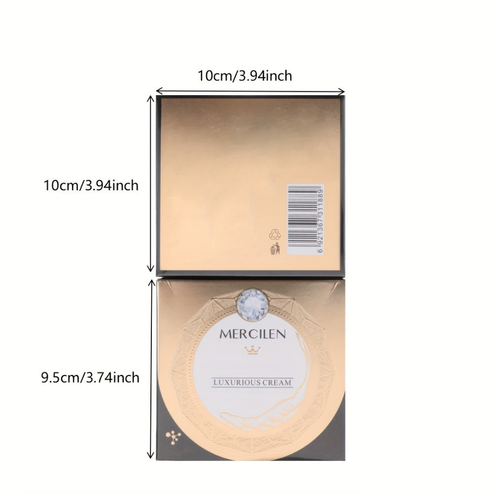 Cordyceps Niacinamide Face Cream — Alcohol-Free Moisturizing & Firming Daily Cream for Dry & Sensitive Skin, Luxury Embellished Jar, All Skin Types