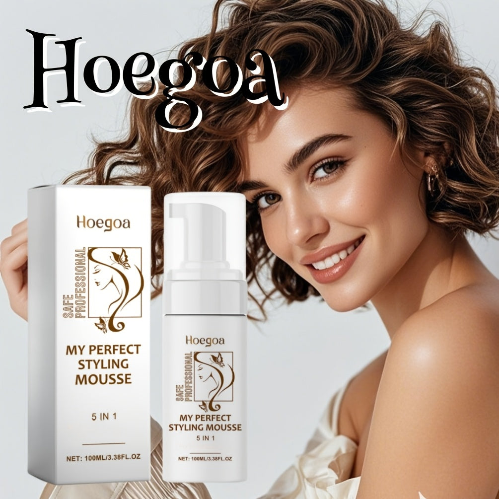 Hair Styling Mousse 100ml/3.38fl.oz, Mint Extract, Hyaluronic Acid, Mild Ingredients, Lasting Styling And Moisturizing, Make Hair Look Good All Day Long, Gift for Women, Mom, Girlfriend