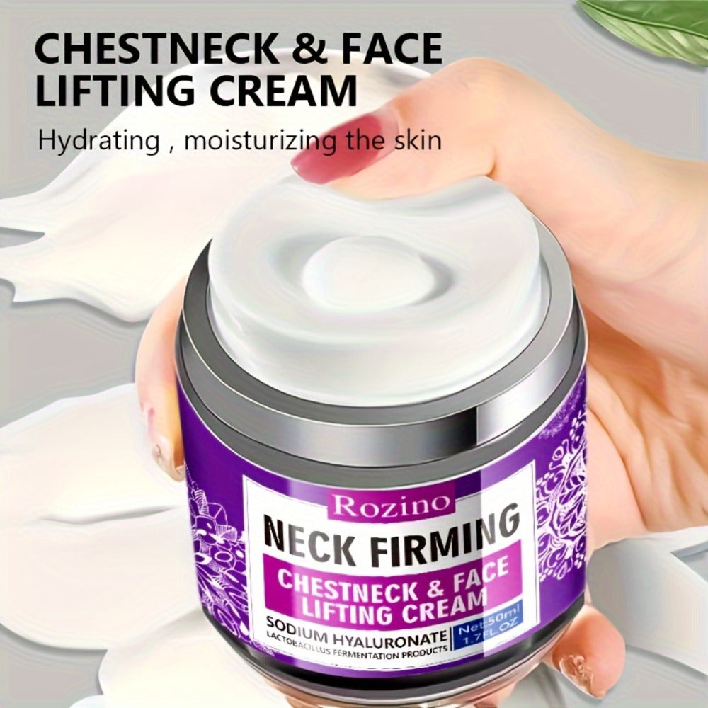 ROZINO Facial And Neck Lifting Cream - Provides Immediate Tightening And Lifting Effects, Diminishes The Appearance of Wrinkles, And Enhances The Look of Aging, Loose, And Dull Skin. Specifically Formulated to Boost The Beauty of The Neck And Face.