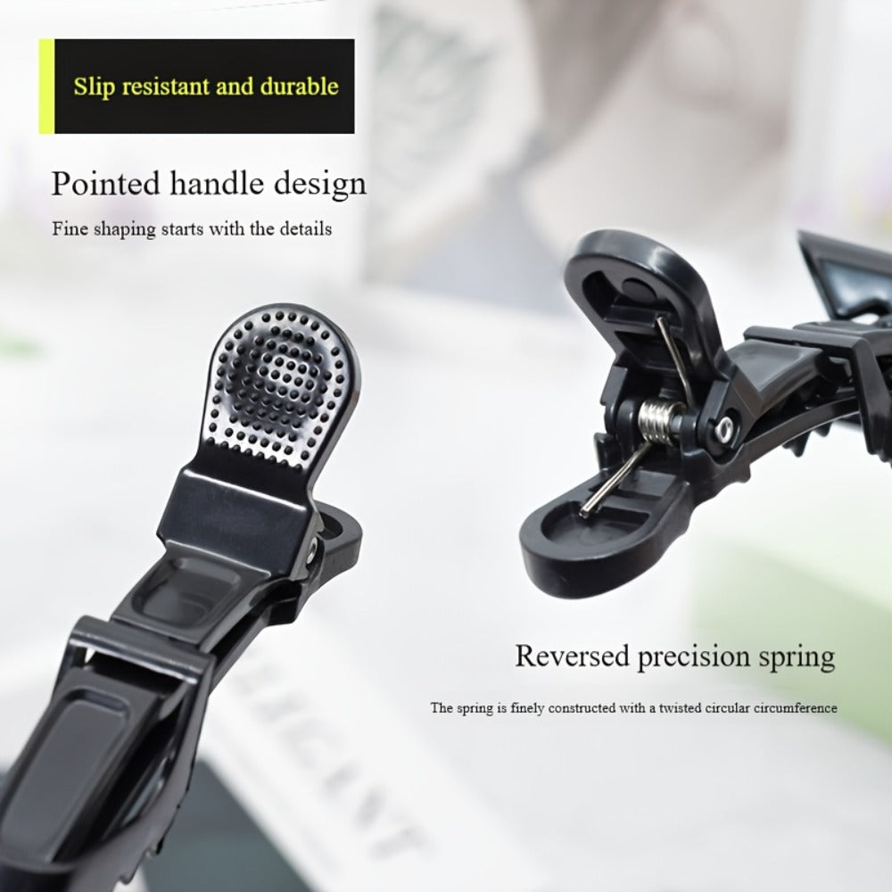 Iron Wrist Bracelet for Curling Hair, Silicone Patting Hair Styling Separator, Crocodile Clip for Hair Salon, Hair Clip for Perming and Dyeing, Bangs Positioning Clip