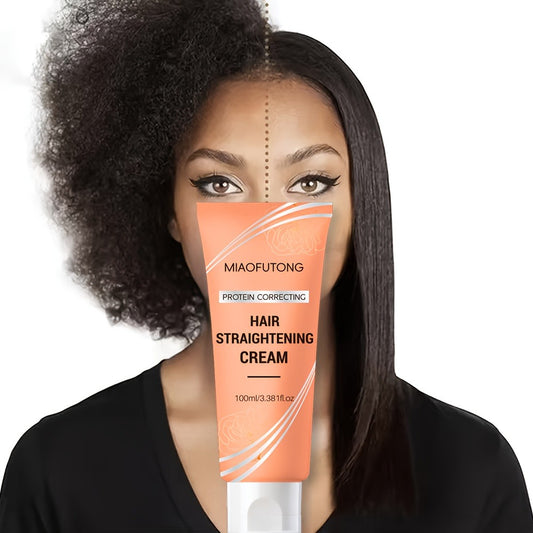 3.38oz Protein Straightening Cream - Moisturizing & Smoothing, Hair, Deeply & Strengthens Hair, Deep Hydration, Improves Frizz, Non-Greasy, Suitable for All Hair Types Valentine'S Day Gift