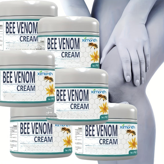 Ximonth Bee Venom Joint & Muscle Cream - for Hands, Feet, Knees, Lumbar Support - Hydrating Glycerin & Paraffin Wax Formula,, Fragrance-Free, Suitable for All Skin Types