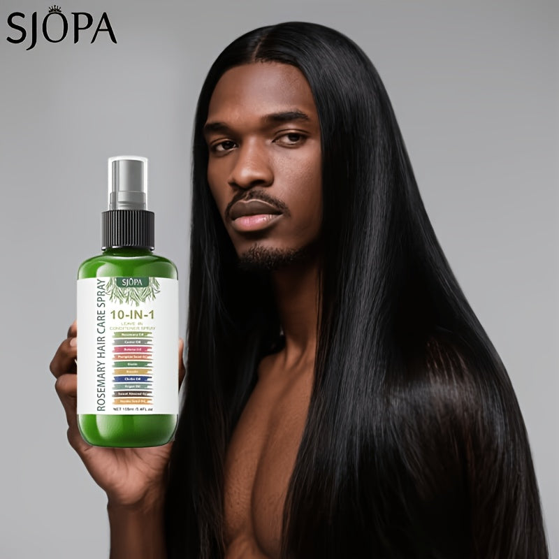This 10-in-1 Hair Product Contains Argan Oil, Keratin, And Coconut Oil. It's A Leave-in Molecular Hair Mask Suitable for Dry Or Damaged Hair, Especially Hair Damaged By Chemical Treatments.